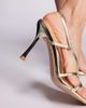 Simmi Wide Fit Simmi London Wide Fit Yeta strappy heeled sandals in gold crinkle - 3