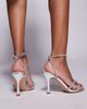 Simmi Wide Fit Simmi London Yara Wide Fit barely there embellished sandals in silver - 4