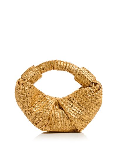 Simon Miller Simon Miller Metallic Woven Top Handle Bag