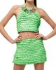 Simon Miller Women's Cropped Candy Sequin Top - 6