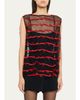 Simone Rocha Bow Embroidered Tulle Boxy Smock Top - 4