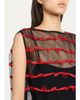 Simone Rocha Bow Embroidered Tulle Boxy Smock Top - 5