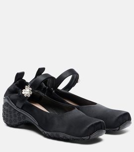 Simone Rocha Simone Rocha Ballet Runner embellished ballet flats
