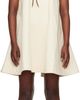 Simone Rocha Simone Rocha Beige A-Line Minidress - 1