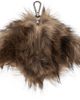 Simone Rocha Simone Rocha Beige Faux Fur Hare Coin Purse Bag Charm - 2