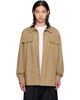 Simone Rocha Simone Rocha Beige Military Overshirt - 1