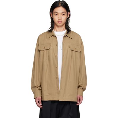Simone Rocha Simone Rocha Beige Military Overshirt