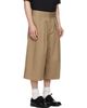 Simone Rocha Simone Rocha Beige Peeling Waist Wide Leg Shorts - 2