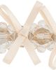 Simone Rocha Simone Rocha Beige Petite Bow Detail Flower Hair Clip - 1