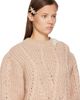Simone Rocha Simone Rocha Beige Petite Bow Detail Flower Hair Clip - 3