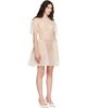 Simone Rocha Simone Rocha Beige Puff Sleeve Cord Hip Minidress - 2