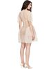 Simone Rocha Simone Rocha Beige Puff Sleeve Cord Hip Minidress - 3
