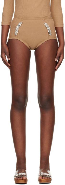 Simone Rocha Simone Rocha Beige Sculpt Briefs