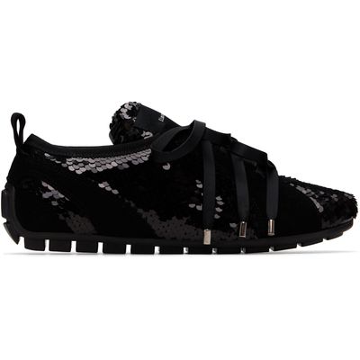 Simone Rocha Simone Rocha Black Ballerina Grip Trainer Sneakers