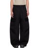 Simone Rocha Simone Rocha Black Balloon Knee Pleat Cargo Pants - 1