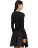 Simone Rocha Simone Rocha Black Bow Tail Easy Long Sleeve T-shirt - 3