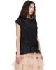 Simone Rocha Simone Rocha Black Boxy Peplum Bow Detail Blouse - 2