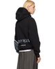 Simone Rocha Simone Rocha Black Boxy Pony Kid Print Hoodie - 3