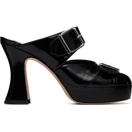 Simone Rocha Simone Rocha Black Buckle Sculpt Heels