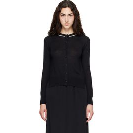 Simone Rocha Simone Rocha Black Classic Merino Silk Cardigan