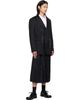 Simone Rocha Simone Rocha Black Double Breasted Grommet Ring Hem Slice Blazer - 4