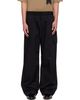 Simone Rocha Simone Rocha Black Drawstring Knee Pleat Cargo Pants - 1