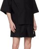 Simone Rocha Simone Rocha Black Embellished Boxy Pen Pocket Shirt - 4