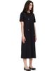 Simone Rocha Simone Rocha Black Embellished Easy T-shirt Midi Dress - 2