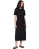 Simone Rocha Simone Rocha Black Embellished Easy T-shirt Midi Dress - 4
