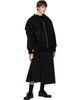 Simone Rocha Simone Rocha Black Embellished Oversized Split Hood Jacket - 4