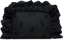 Simone Rocha Simone Rocha Black Embellished Pillowcase Clutch