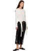 Simone Rocha Simone Rocha Black Faux-Fur Lined Mule Loafers - 5
