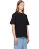 Simone Rocha Simone Rocha Black Fitted Wire Turnup T-shirt - 2