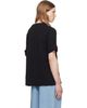 Simone Rocha Simone Rocha Black Fitted Wire Turnup T-shirt - 3