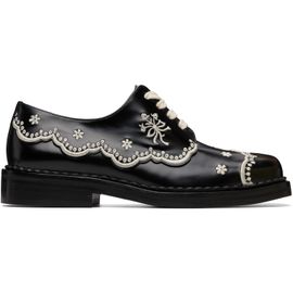 Simone Rocha Simone Rocha Black Floral Lace Brogue Derbys