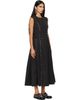 Simone Rocha Simone Rocha Black Grommet Ring Sculpt Ripple Maxi Dress - 2