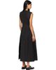Simone Rocha Simone Rocha Black Grommet Ring Sculpt Ripple Maxi Dress - 3