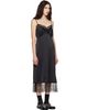 Simone Rocha Simone Rocha Black Lace Trim Slip Midi Dress - 2