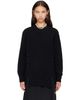 Simone Rocha Simone Rocha Black Merino Lace Up Hem Jumper - 1
