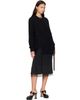 Simone Rocha Simone Rocha Black Merino Lace Up Hem Jumper - 4