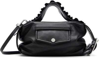 Simone Rocha Simone Rocha Black Mini Biker Frill Belt Bag
