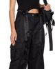 Simone Rocha Simone Rocha Black Multi Pocket Ankle Zip Trousers - 4