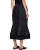 Simone Rocha Simone Rocha Black Padded Sculpt Bomber Midi Skirt - 3
