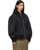 Simone Rocha Simone Rocha Black Padded Sculpted Bomber Jacket - 2