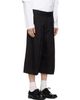Simone Rocha Simone Rocha Black Peeling Waist Wide Leg Shorts - 2