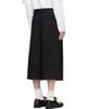 Simone Rocha Simone Rocha Black Peeling Waist Wide Leg Shorts - 3