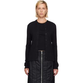 Simone Rocha Simone Rocha Black Pointelle Cardigan