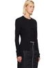 Simone Rocha Simone Rocha Black Pointelle Cardigan - 2