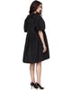 Simone Rocha Simone Rocha Black Puff Sleeve Petal Collar Smock Minidress - 3