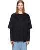 Simone Rocha Simone Rocha Black Ruffle Slash Layered Long Sleeve T-shirt - 1